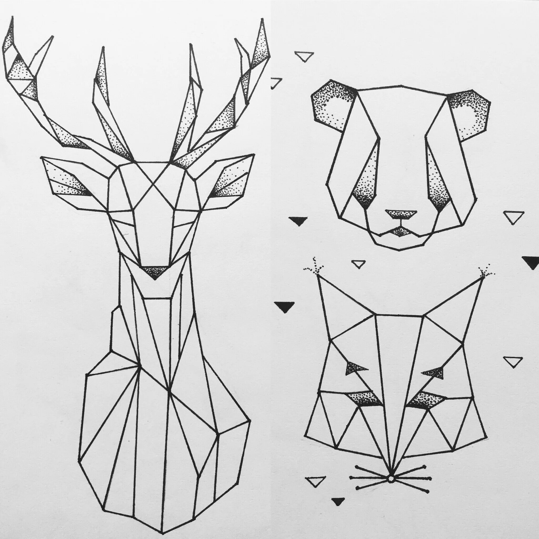 Оригами рисунок. Геометрические рисунки эскизы. Геометрические рисунки животных. Оригами рисуночки.