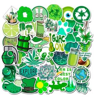 Green stickers