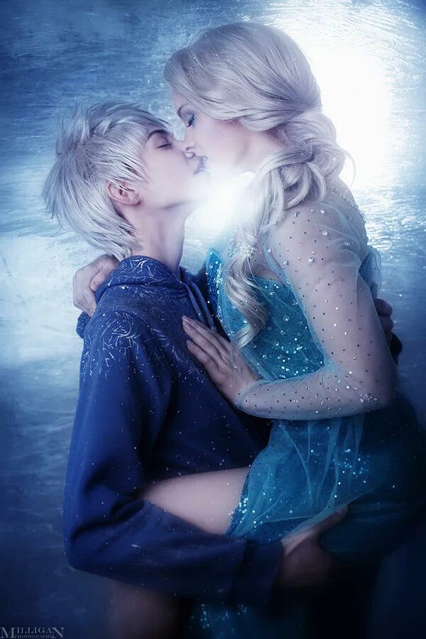 Я говорю тебе про любовь лед 3. Elsa and Jack Frost.