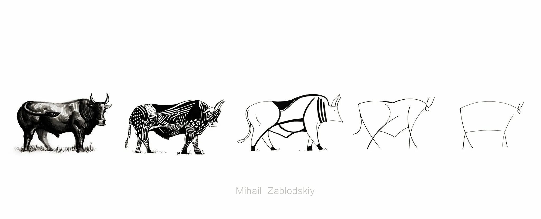 Упрощение животных. Пикассо трансформация быка. стилизация и трансформация животных. стилизация и трансформация коровы. бык стилизация.
