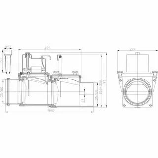 Затвор с электроприводом hl 710.2 epc
