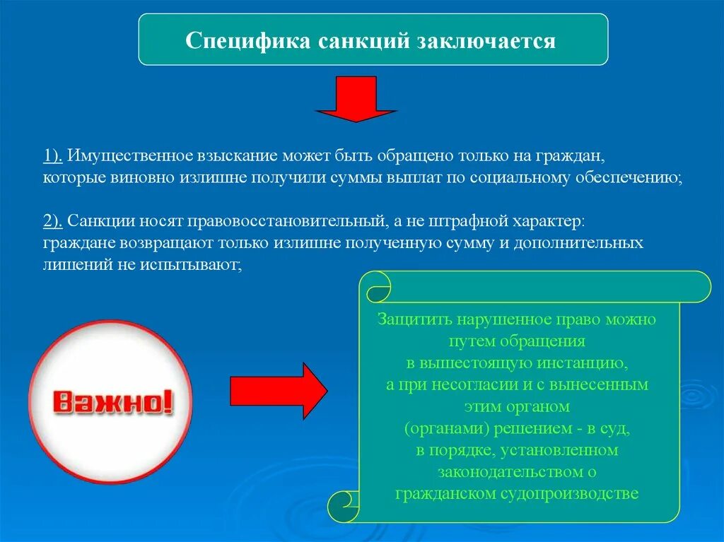 Социальное обеспечение может быть только имущественным