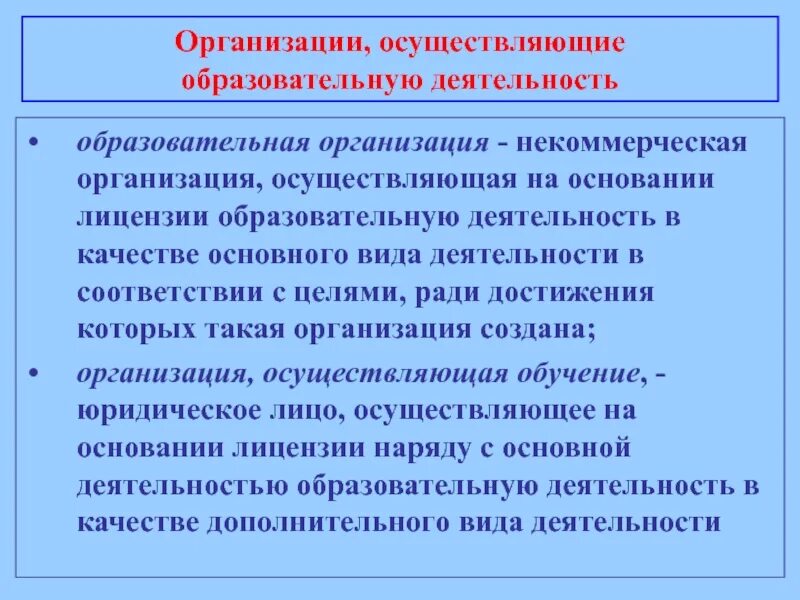 Организации осуществляющие обучение. Организации осуществляющие образовательную. Субъекты осуществляющие образовательную деятельность. Организации осуществляющие обучение примеры. Учреждение осуществляющее обучение