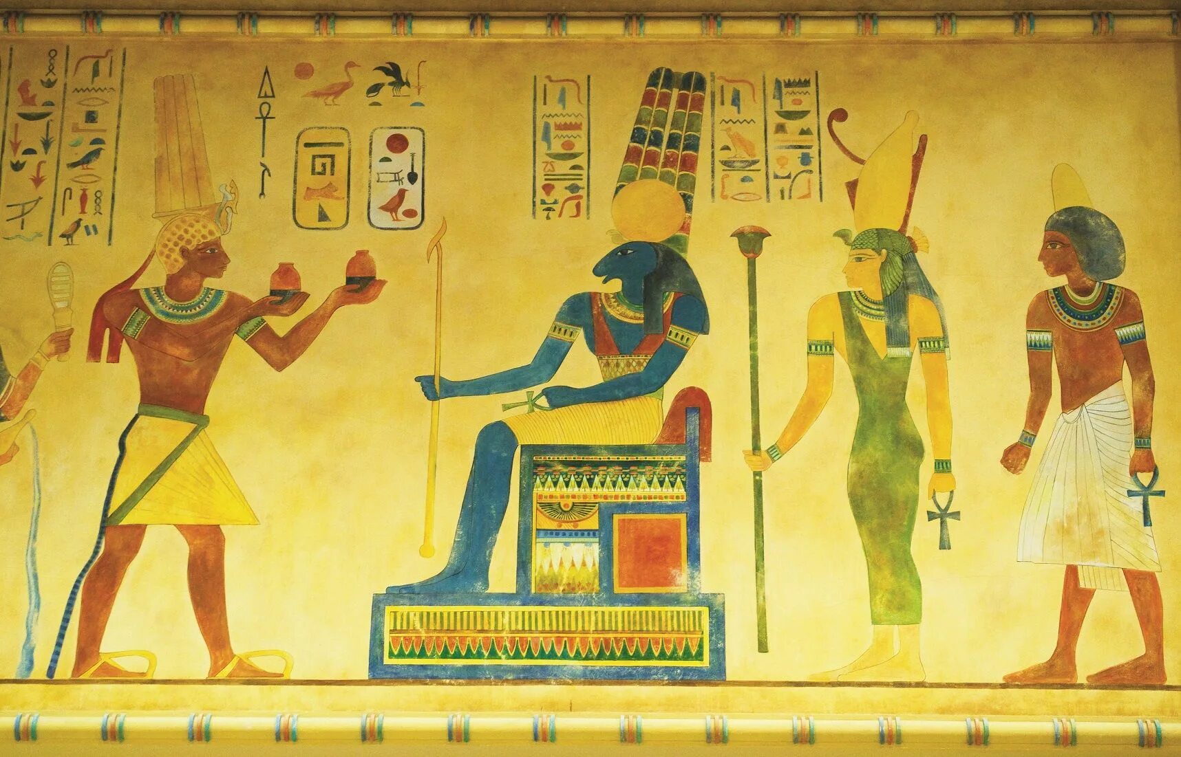 Какая иллюстрация относится к древнему египту. Египетские фрески фараон. Фараон Египет роспись. Древнеегипетские росписи на стенах. Египет роспись стен.
