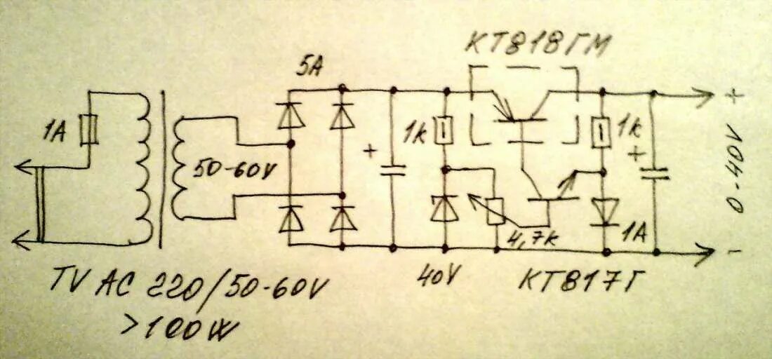 Питание 40 вольт. Схема блока питания на 40 вольт. Стабилизатор напряжения 40 вольт схема. Схема блока питания на 50 вольт 10 ампер. Схема блока питания на 50 вольт.