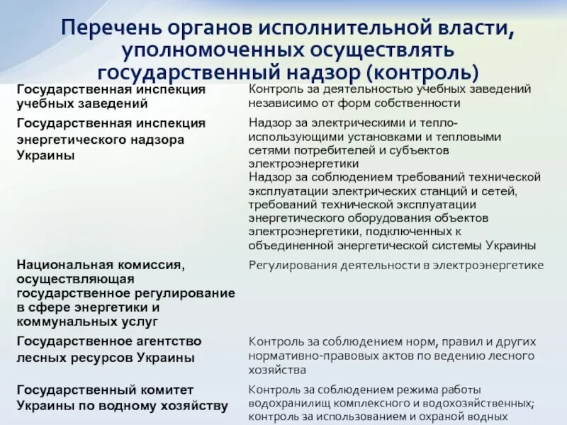 Государственный энергетический надзор осуществляет. Виды контроля исполнительной власти. Органы осуществляющие гос контроль. Полномочия контрольных и надзорных органов. Контрольные органы исполнительной власти.