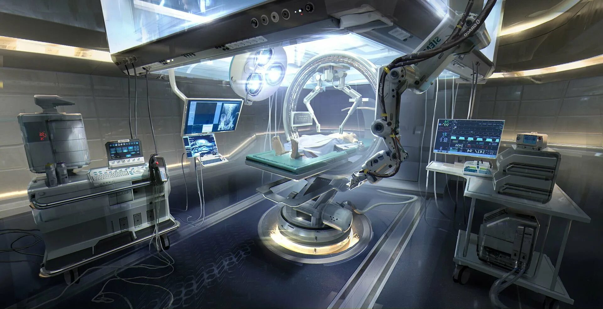 Мед станция Sci Fi. Космическая станция Sci-Fi Interior. Космическая лаборатория. Лаборатория будущего.