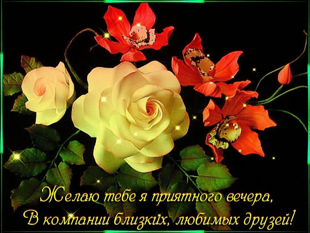 Картинки пожелание спокойного доброго вечера. Цветы с пожеланием доброго вечера. Красивые поздравления с добрым вечером и спокойной ночи. Приятного субботнего вечера и отличного настроения. Добро вечера и спокойной ночи.