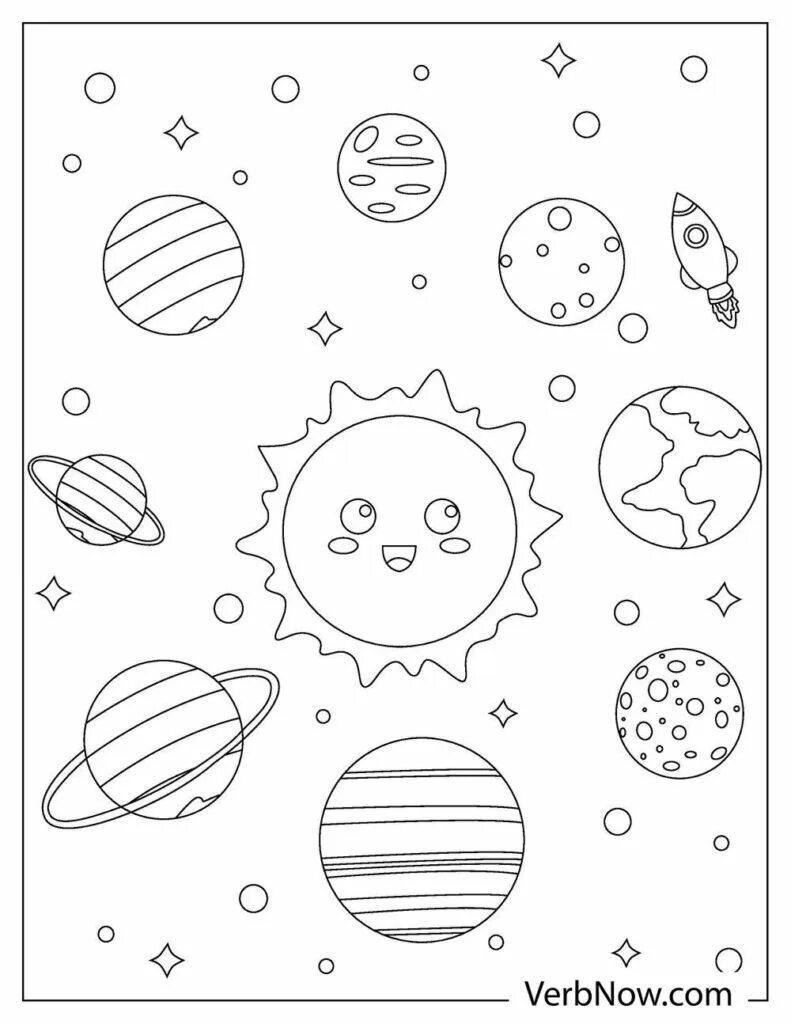 Планеты раскраска. Планеты раскраска для детей. Солнечная система раскраска для детей. Раскраска космос и планеты.