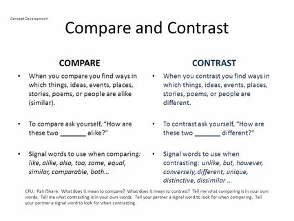 Compare meaning