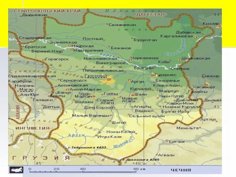 Граница Ставропольского края и Чечни на карте. Граница Чечни и Ставропольского края. Граница Ставропольского края и Дагестана на карте. Карта Ставропольского края и Чечни.