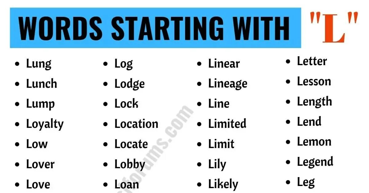 Words starting with l. Words starting a. Words start with g. Words starting with s. Words starting s