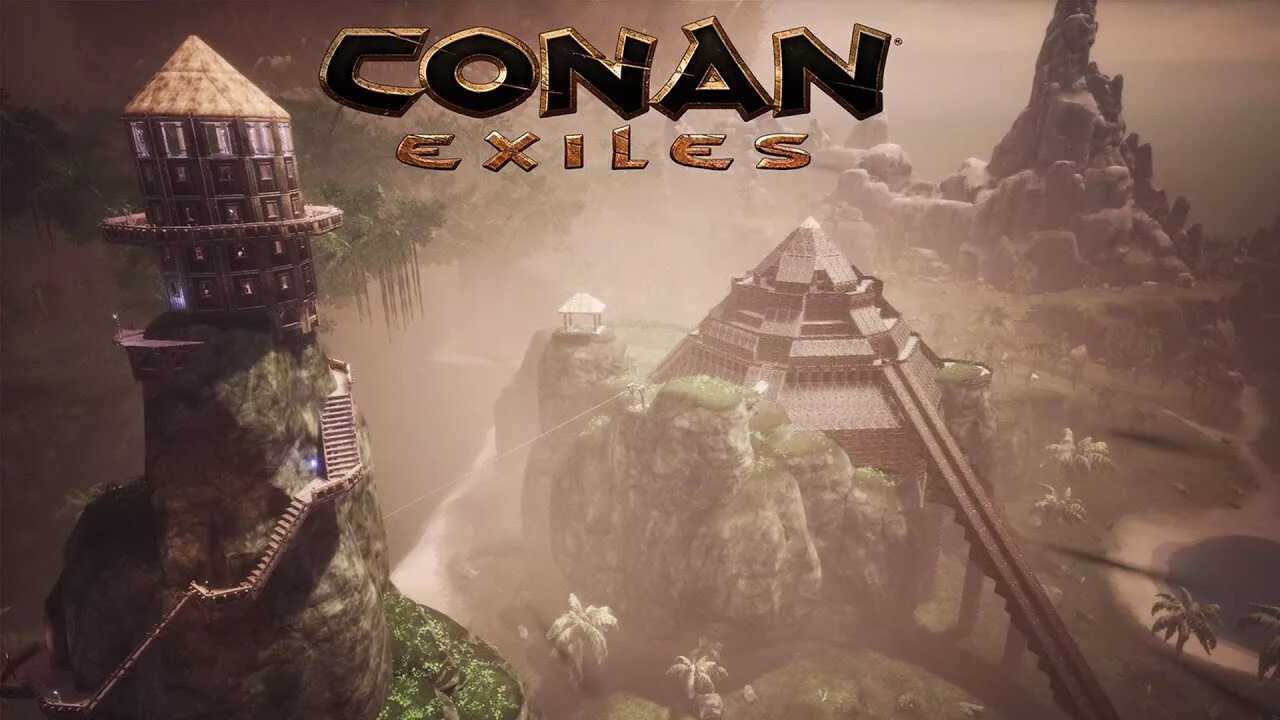 Конан базы Conan Exiles. Конан иксайл постройки. Conan Exiles дворец. Conan Exiles замок в аквилонском стиле.