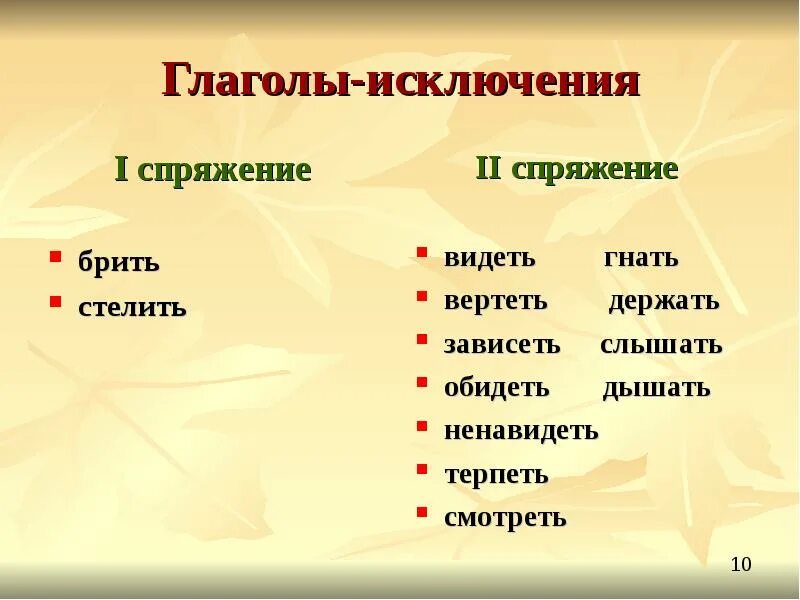 Какие глаголы относятся ко ii спряжению. Глаголы исключения 1 и 2 спряжения. Слова исключения 1 спряжения глаголов. Спряжение глаголов исключения 1 и 2 спряжения. Правило спряжение глаголы исключения 2 спряжение.