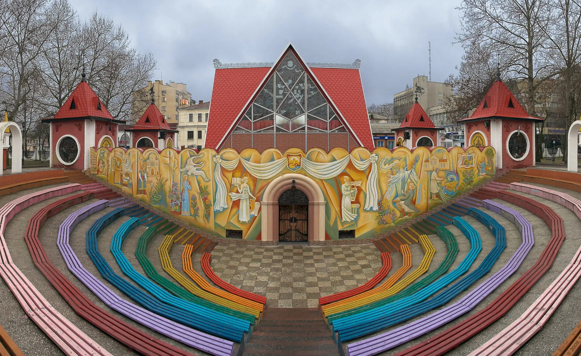 Городок. Николаев городок сказка. Детский городок сказка Николаев. Николаев парк сказка. Городок сказка Николаев полушар реконструкция.