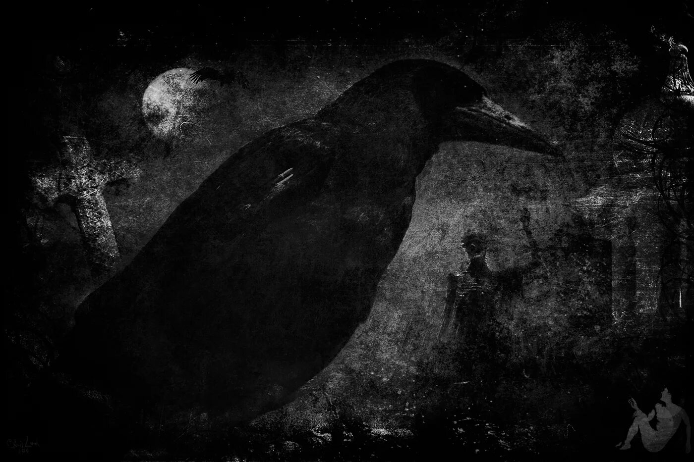 Raven poe. Raven Nevermore. The Raven POE. Nevermore ворон.