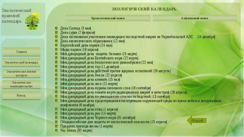 Отчетность экология 2024 сроки. Календарь экологических дат. Экологические даты в феврале. Памятный экологический календарь. Международные экологические праздники.