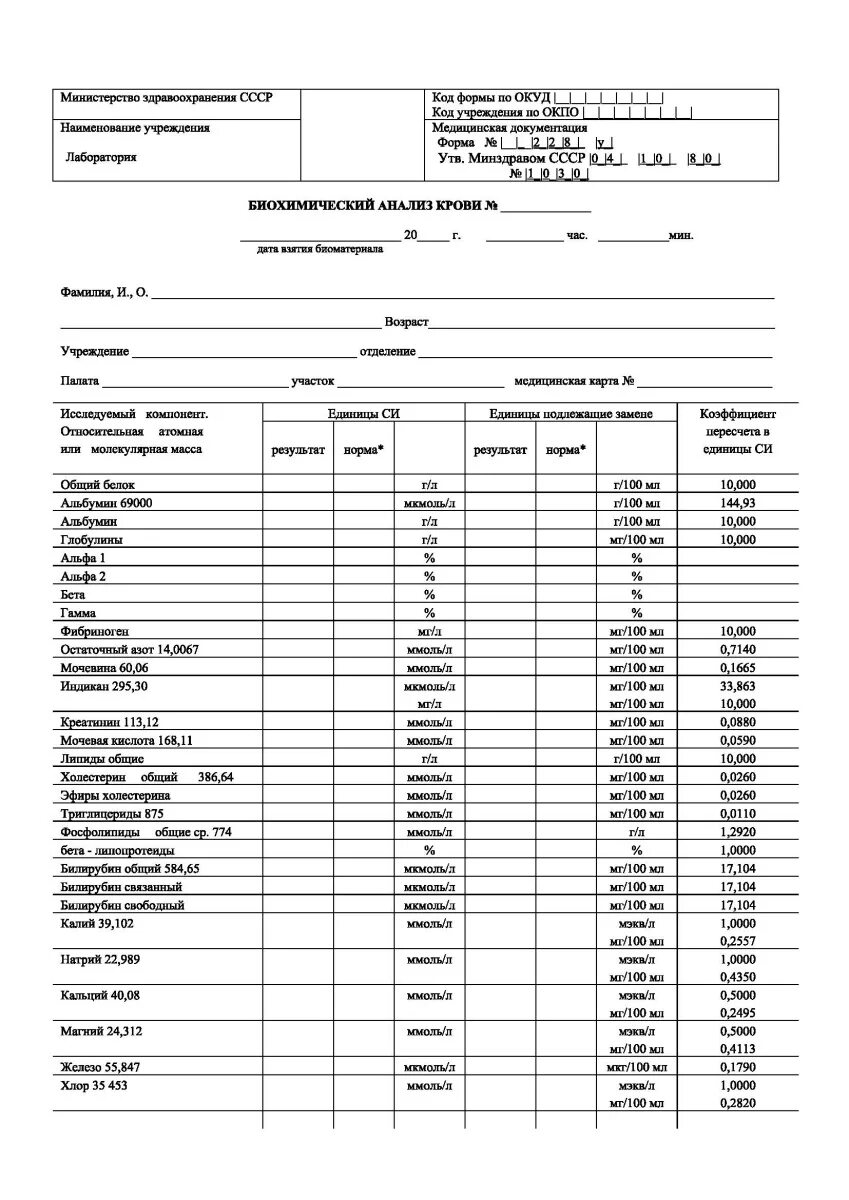 Бланк биохимического анализа крови образец. Направление на биохимический анализ крови бланк. Анализ крови на биохимию направление. Бланк анализа крови на биохимию. Направление на биохимический анализ