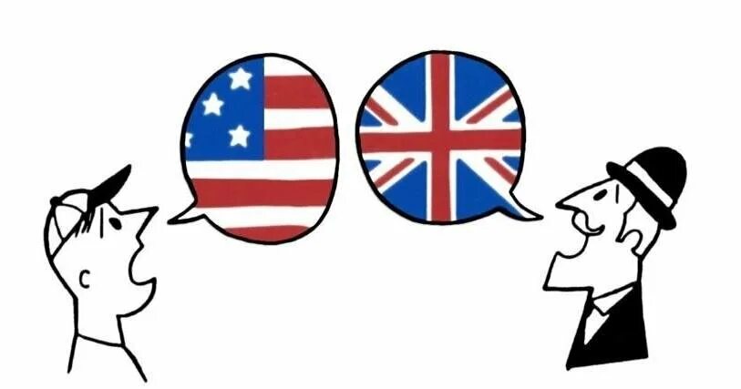 Различие великобритании. Американский английский. Американский vs британский английский. Американец и британец. Британский вариант английского языка.