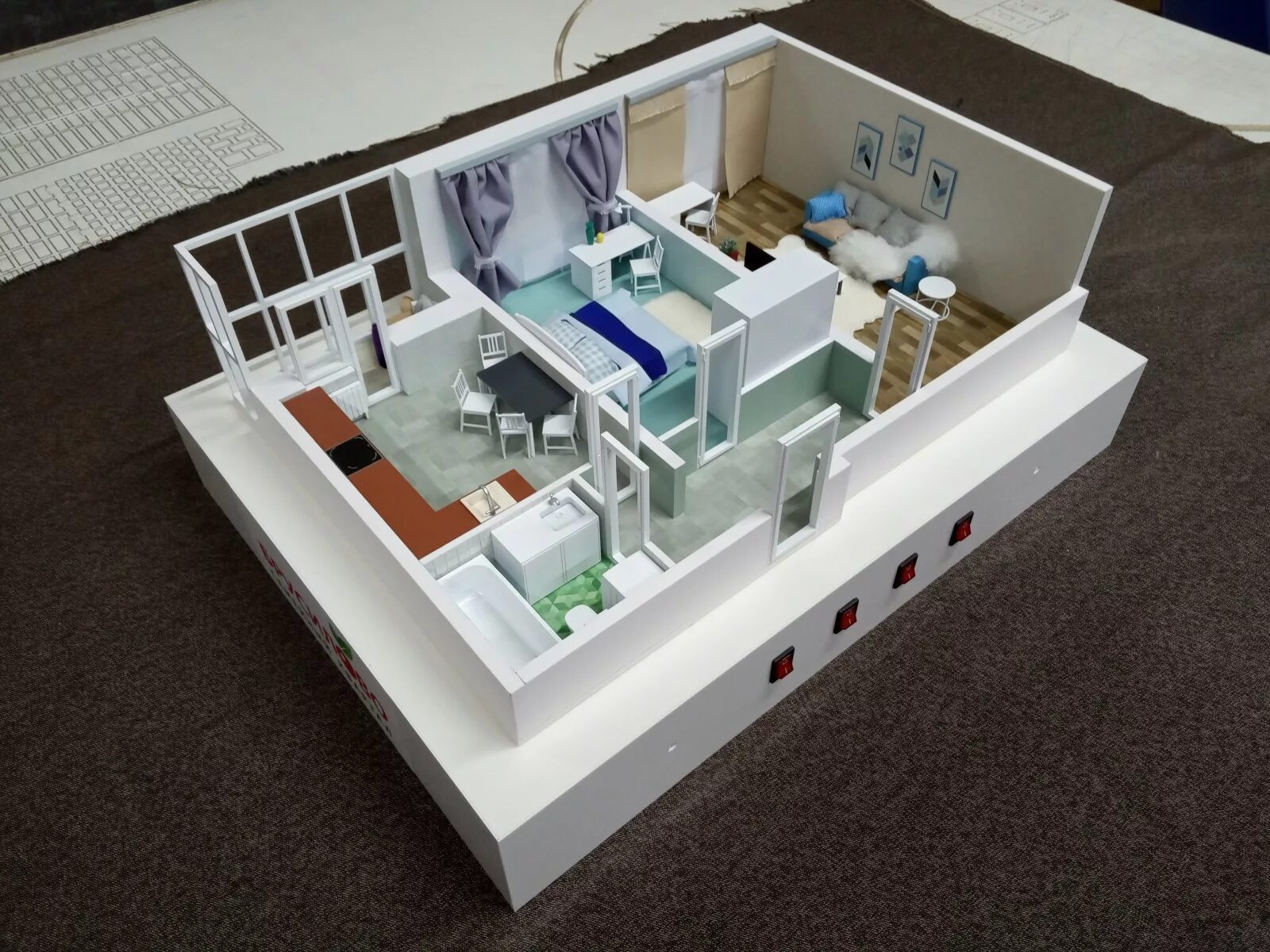 макет квартиры. макет квартиры из картона. сделать макет квартиры. сделать макет квартиры. макетирование комнаты.