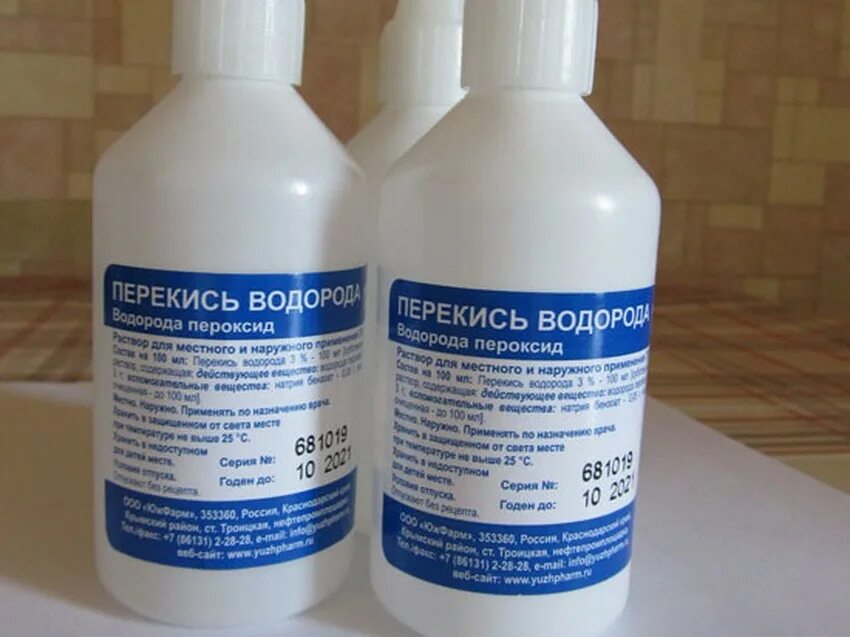 Как правильно использовать перекись водорода