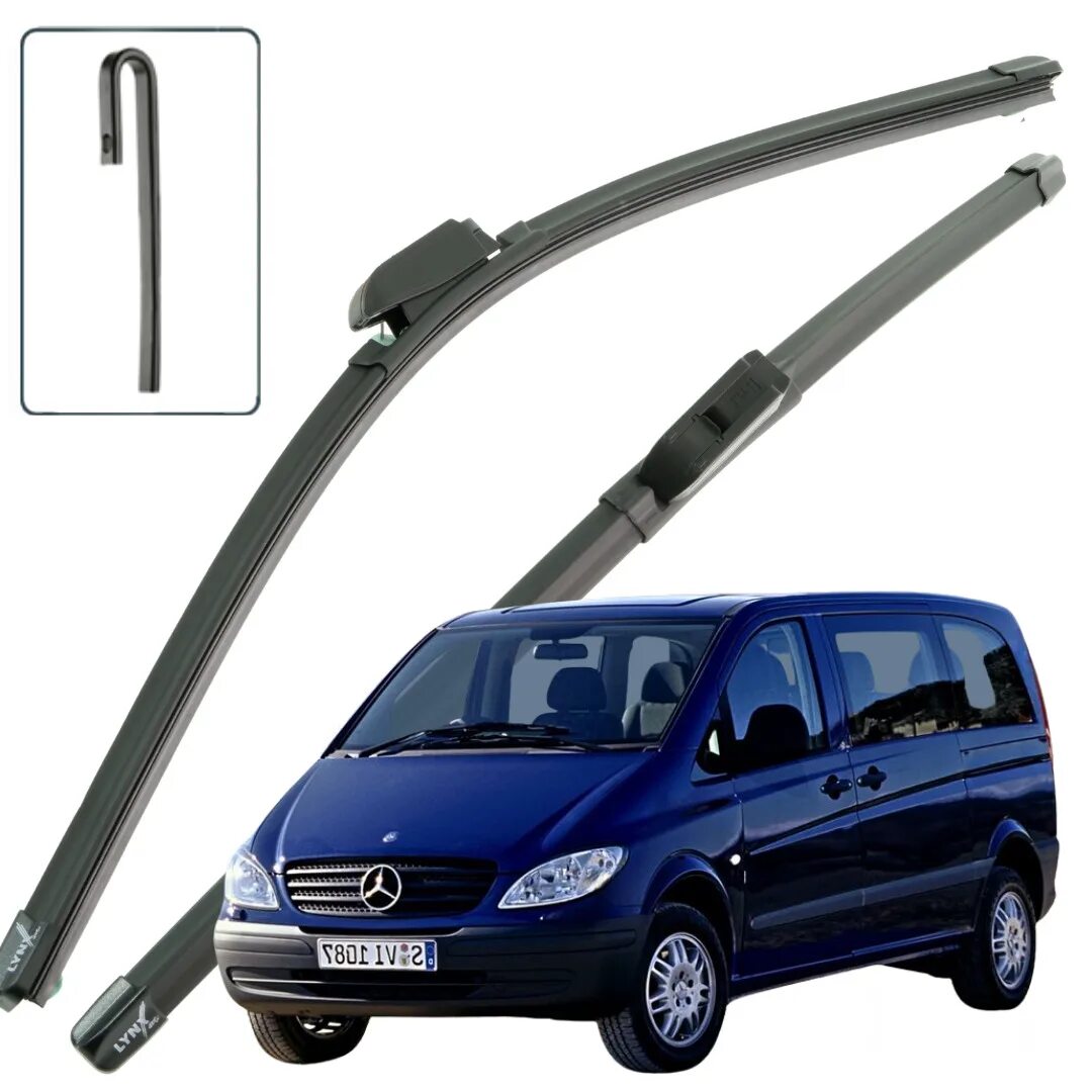 Как снять панель дворников mercedes vito 639