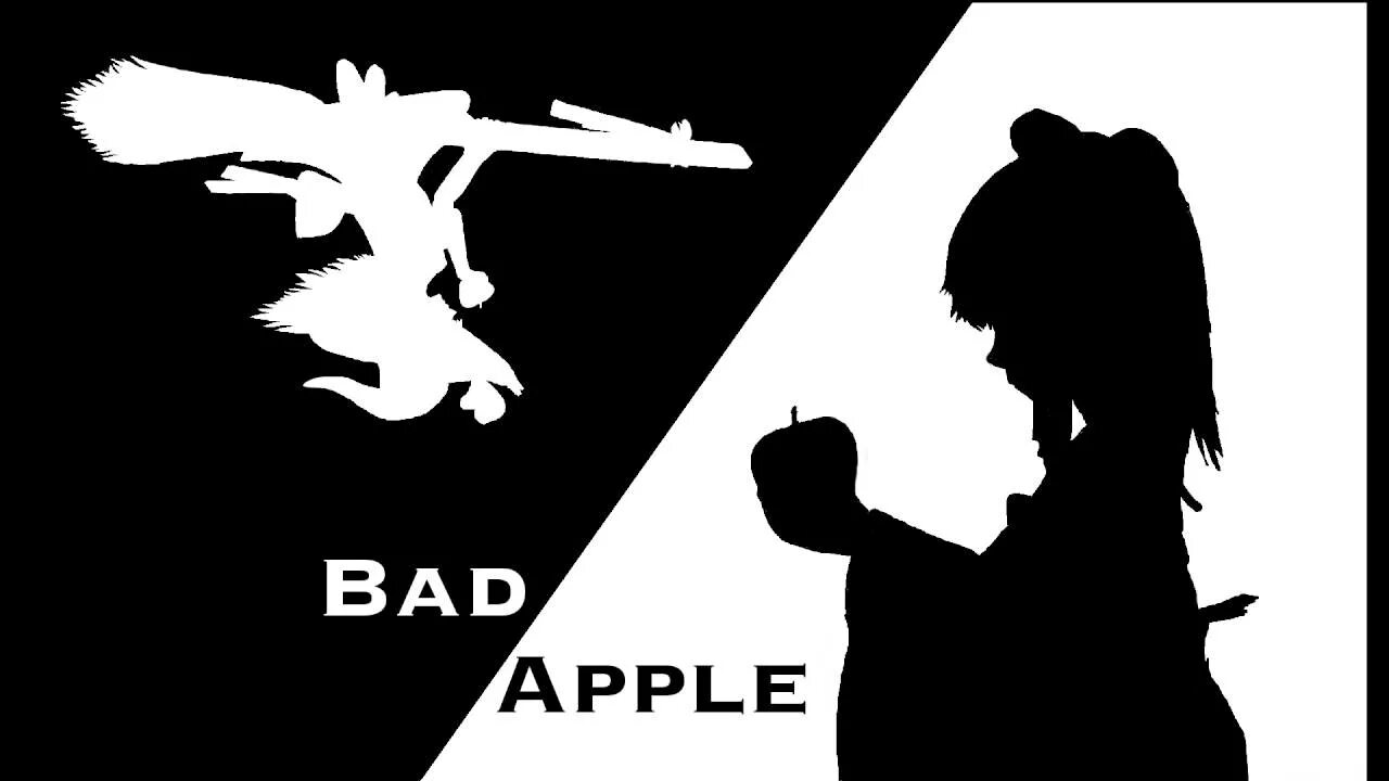 Bad на русском. Bad apple. bad apple touhou. bad apple аниме. bad apple обложка.