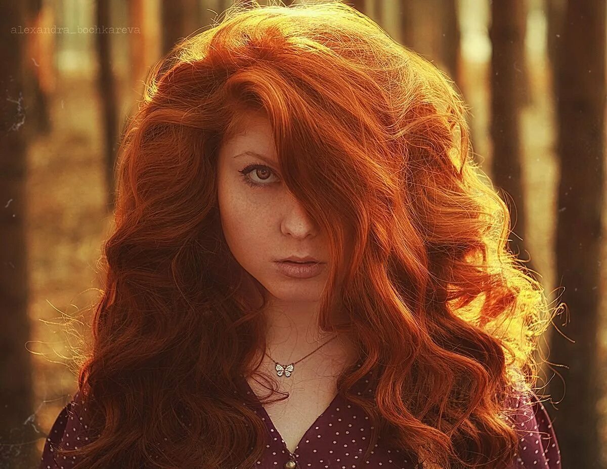 Альяна Македонская. Альяна чеинтана. Рыжий цвет волос. Холодный рыжий цвет волос. Холодный рыжий