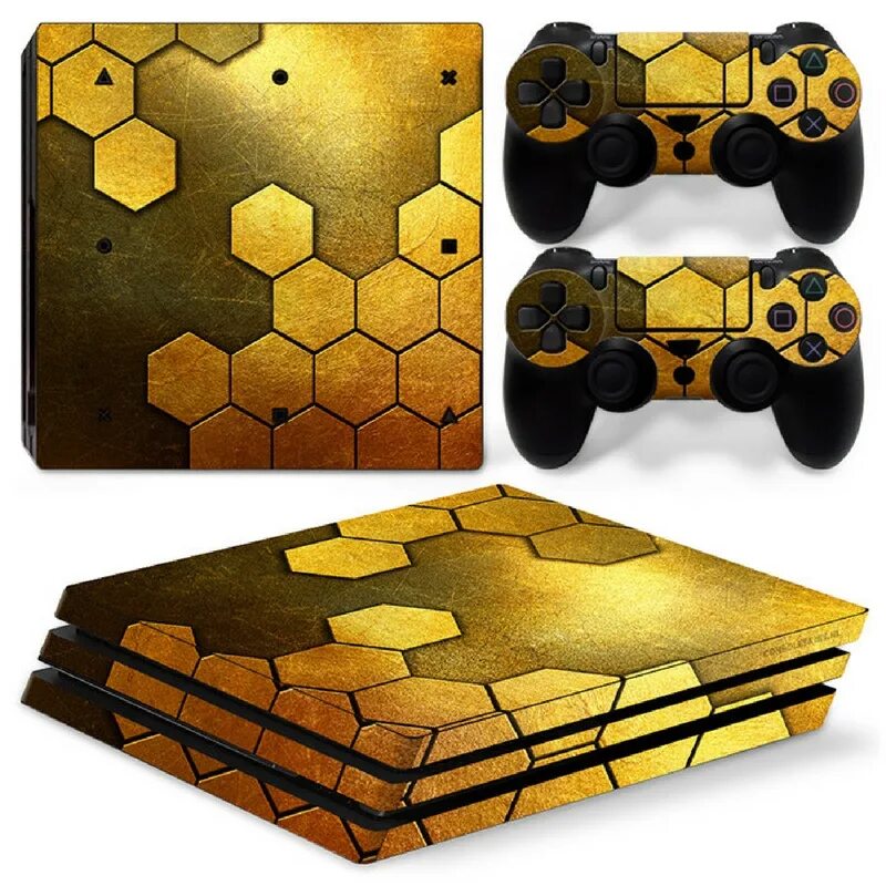 Ps4 gold edition. Ps4 Pro Gold. Плейстейшен 4 Золотая. PLAYSTATION 4 Pro Золотая. Золотая наклейка на пс4 фат.