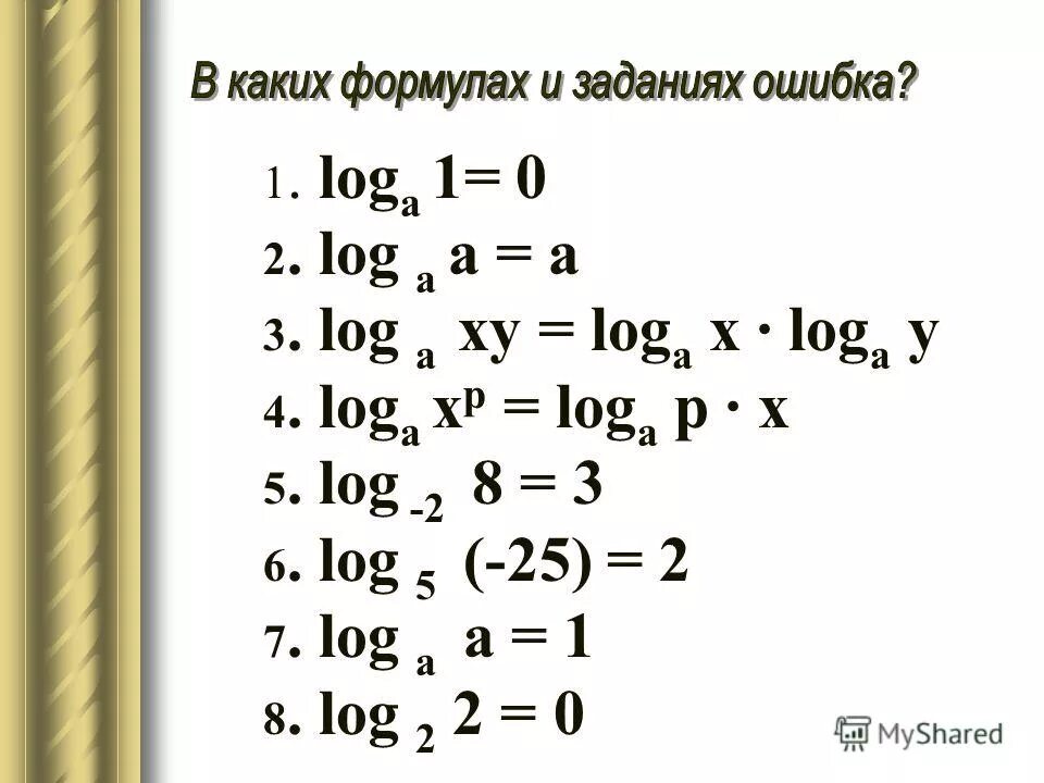 Log3 1 x log3 3 3x. Log формулы. Loga1=0. Log a x/y формула. Log равен 1.