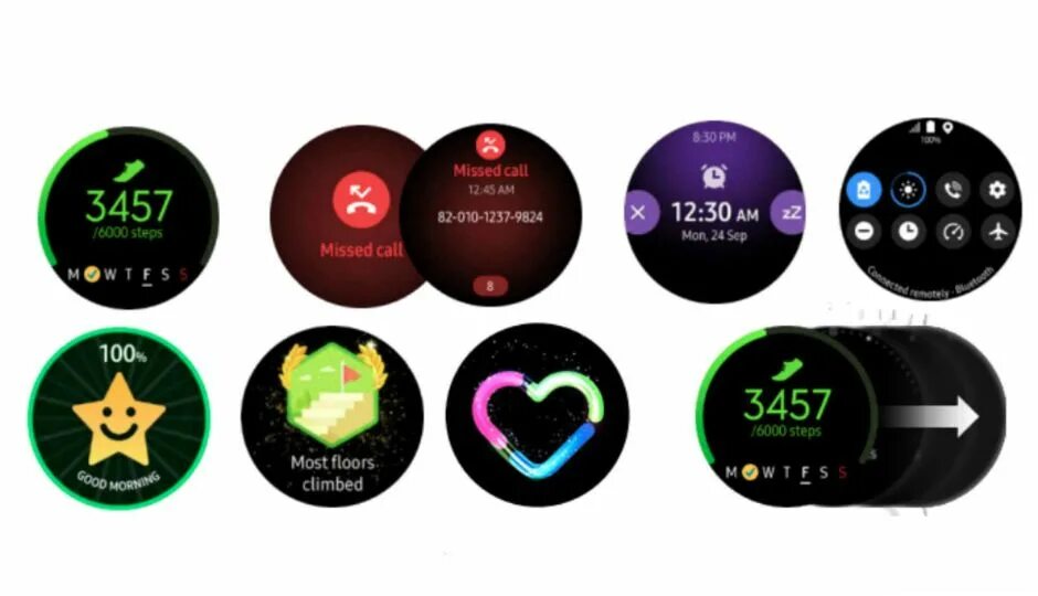 Galaxy 4 watch interface. One UI watch 4.5. Часы Интерфейс круглый. One UI watch 1.5.