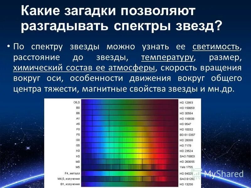 Какое соотношения звезд