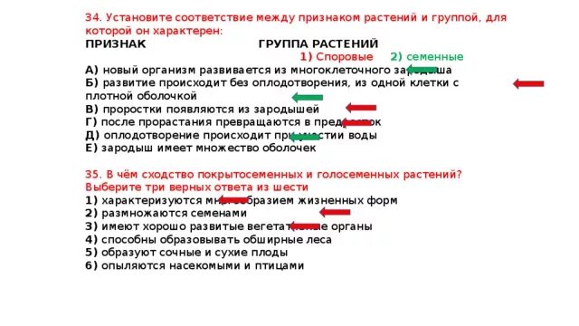 Выберите верный ответ характерной чертой природы. Установите соответствие споровые семенные. установите соответствие между растениями и признаками. установите соответствие между признаками и группами растений.. найдите соответствие между признаком растения.