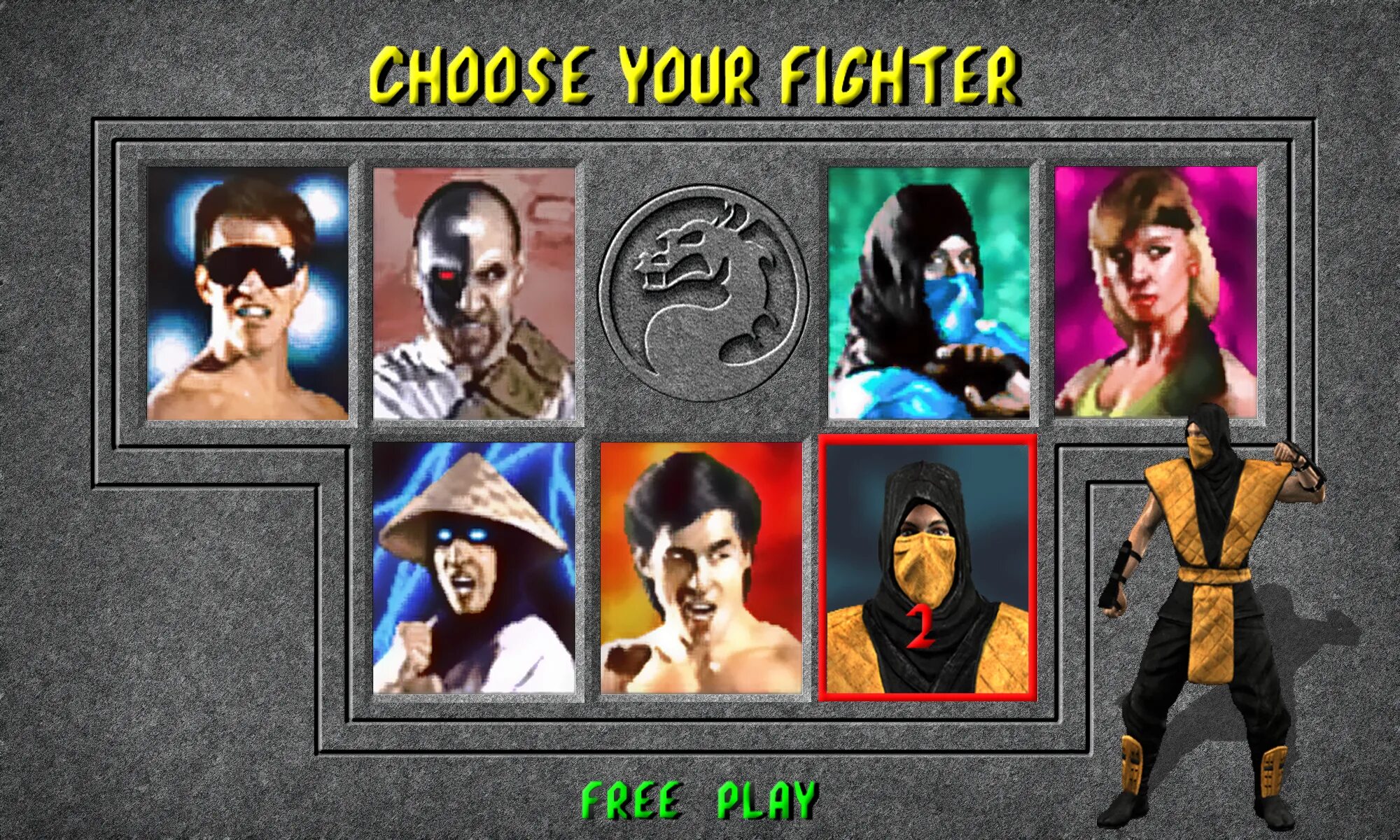 Choose your first. Мортал комбат 1 выбор персонажа. Меню выбора персонажа Mortal Kombat. Mortal Kombat 1 таблица персонажей. Морталткомбат первые геоои.