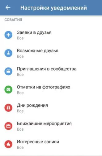 Не приходит уведомление вконтакте