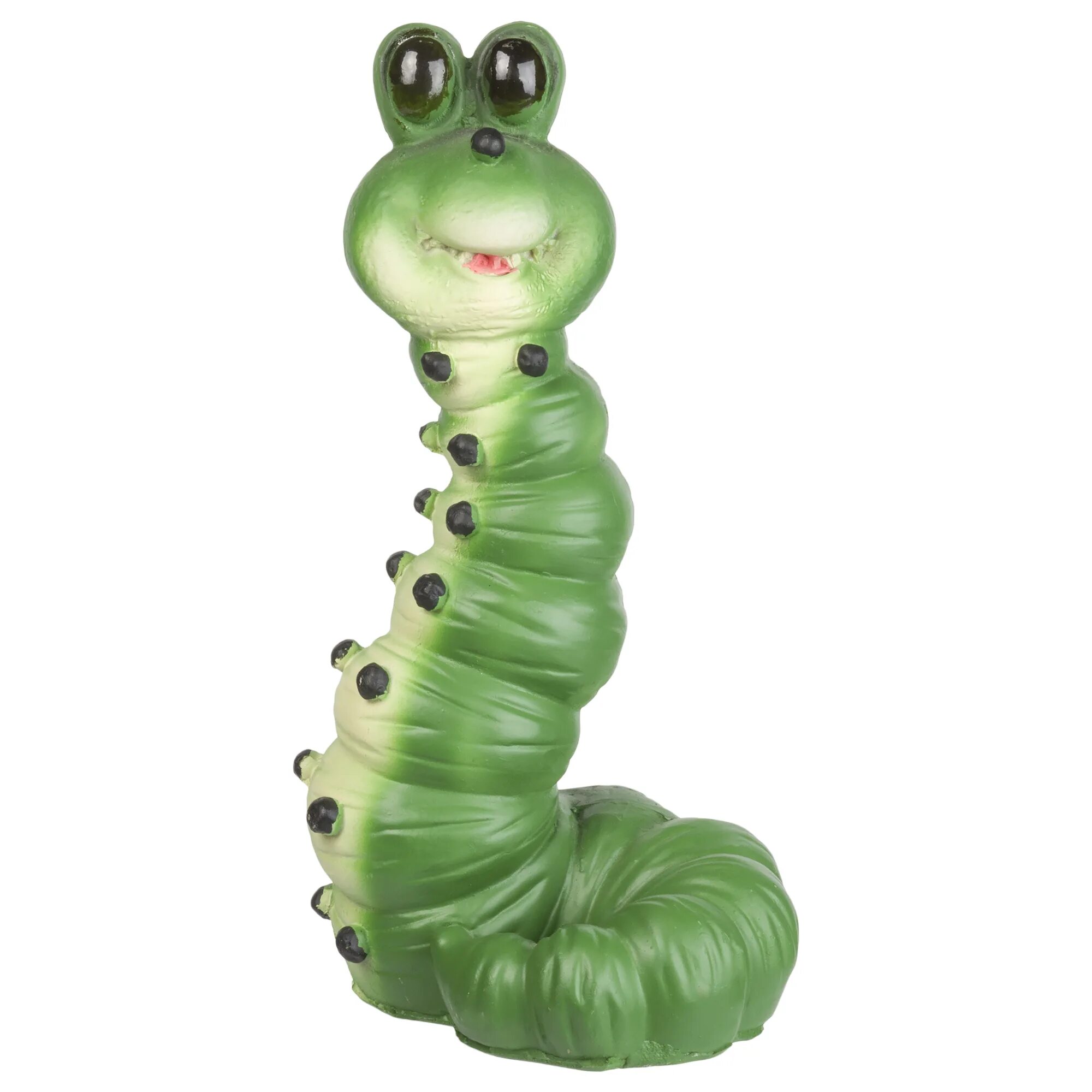 гусеница в сад. гусеница в сад. гусеница из цемента. гусеница в саду торчащая солдатиком. фигурки для дачи.