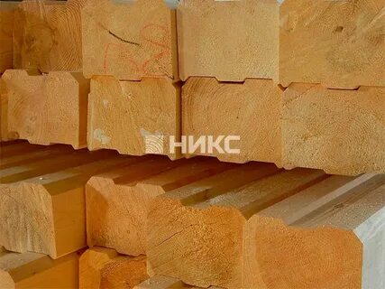 Профилированный брус в кубе