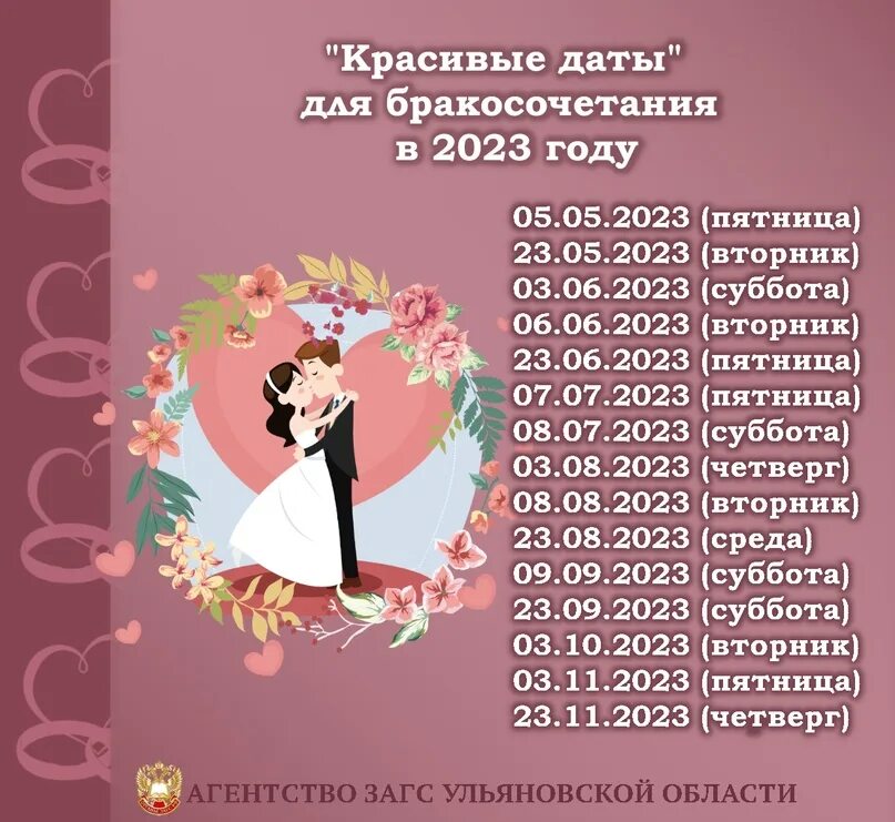 Красивые даты. Красивые даты для свадьбы в 2023. Красивые даты этого года. Красивые даты в 2023. Красивые даты в апреле