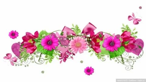 Ленты узкие цветы