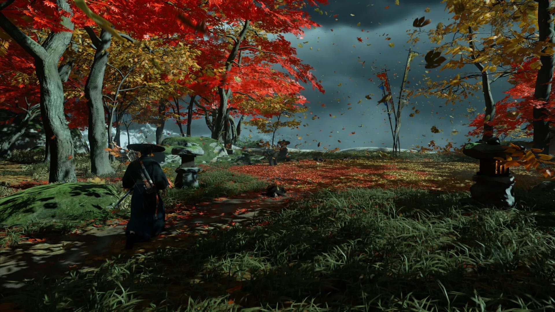 Ghost of tsushima system requirements. Ghost of tsushima. японские равнины ghost of tsushima. ghost of tsushima пейзажи. самурай осень.