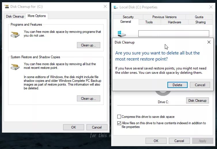 Backup restored перевод