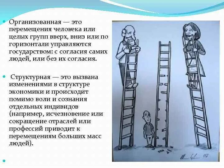 Перемещение в обществе изменение статуса это