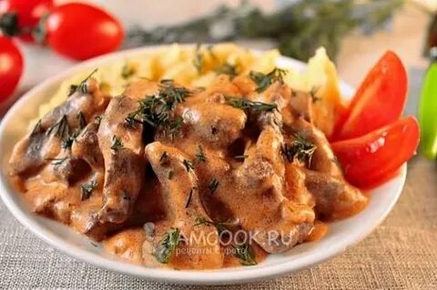Рецепты приготовления печени по строгановски