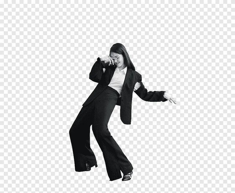 Азиат танцует. Девушка в брюках танцует. Певец негр в широких штанах танцует.