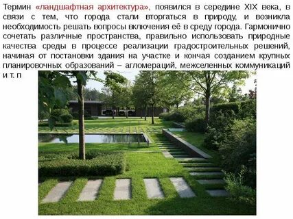 Определение понятия ландшафт