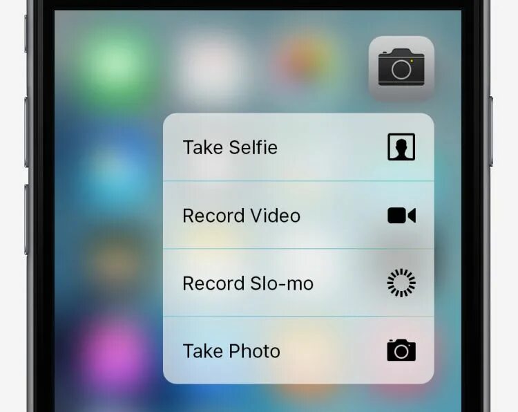 Quick Actions IOS. _ACTIONSHEET-Action IOS. Take a shortcut.