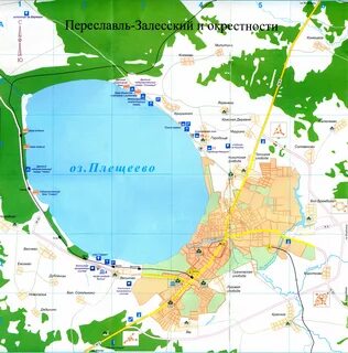 Переславль залесский на карте маршрут