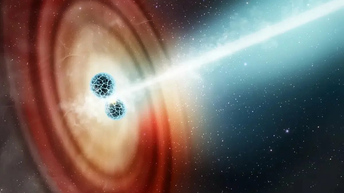 Neutron star collision