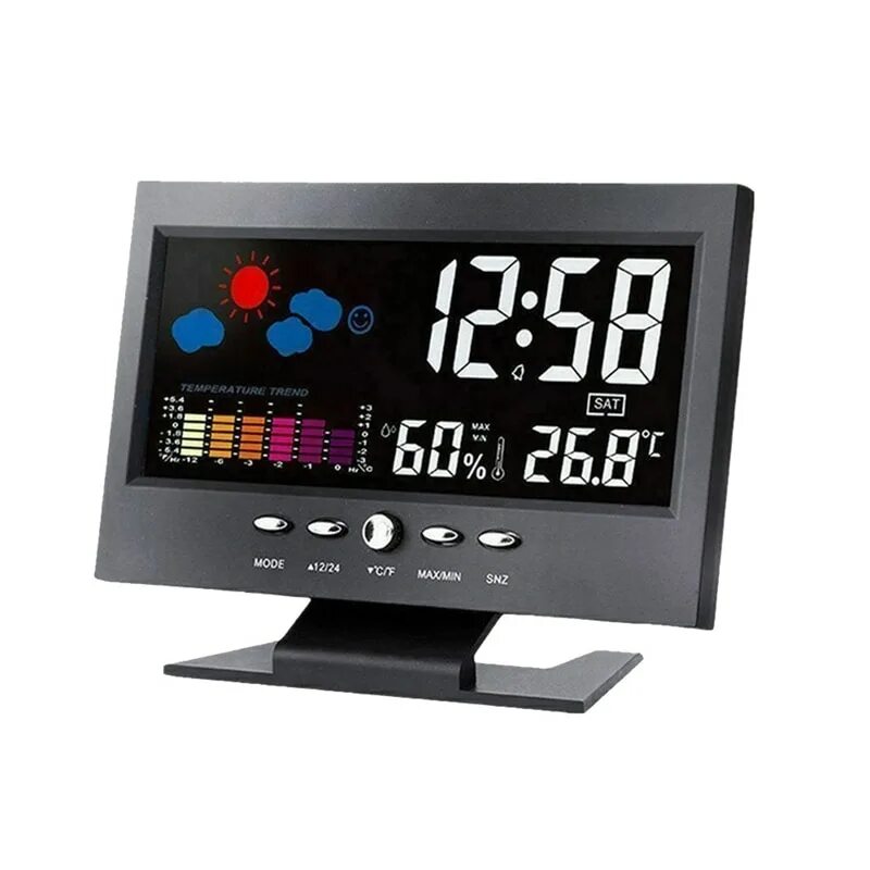 Humidity monitor clock. Humidity monitor clock