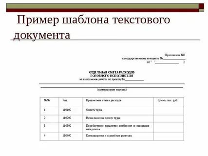 Пример шаблонной деятельности